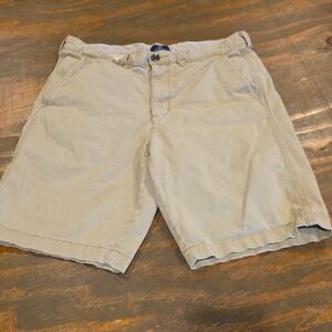 George Men's Flat-Front Shorts - Light Khaki